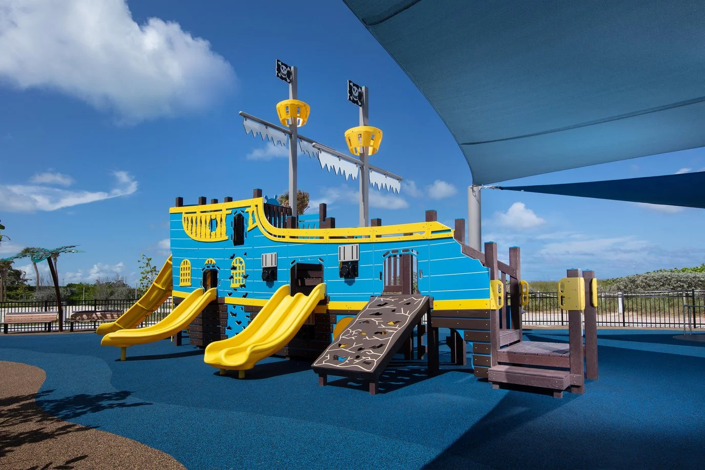 Themed playground equipment