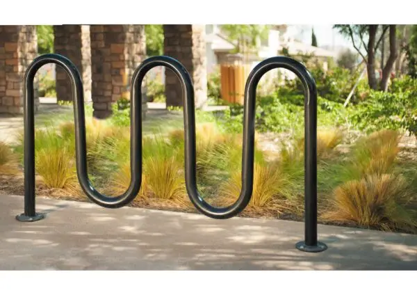 Contemporary Loop Bike Rack - Image 2