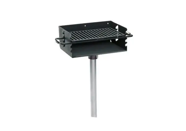 Rotating Flip Back Pedestal Grill