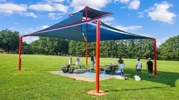 Square Sand Dollar Sail Shade - Image 3