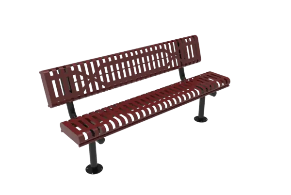 Rolled Bench With Backrest