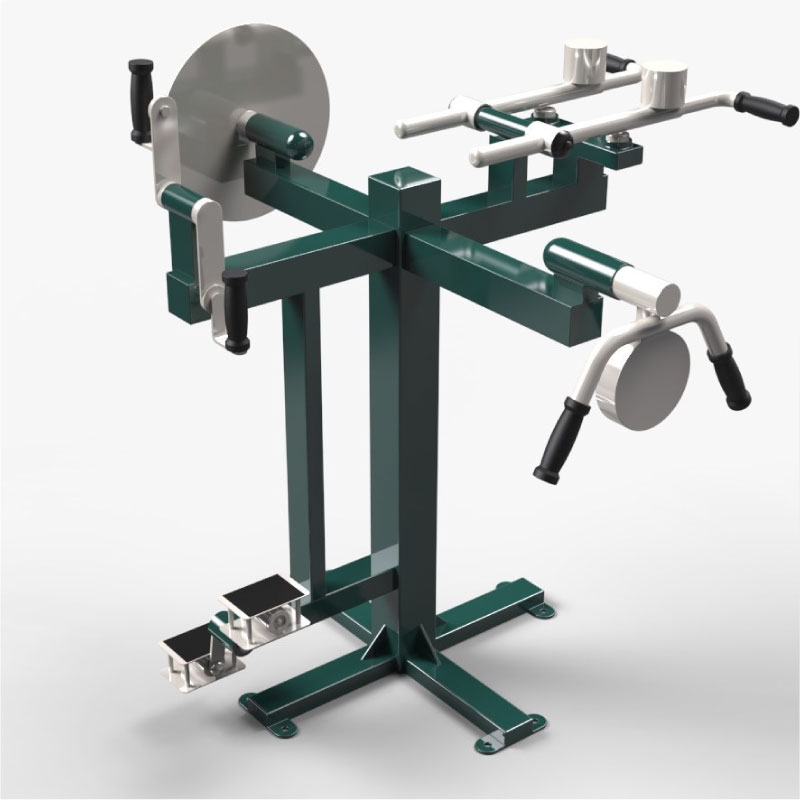 Outdoor accessible multi-gym
