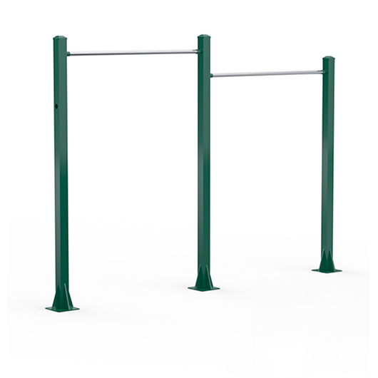 Double Horizontal Bar - Green