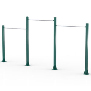 Tri-Level Horizontal Bar - Green
